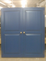 Raised Panel - Blue Paint